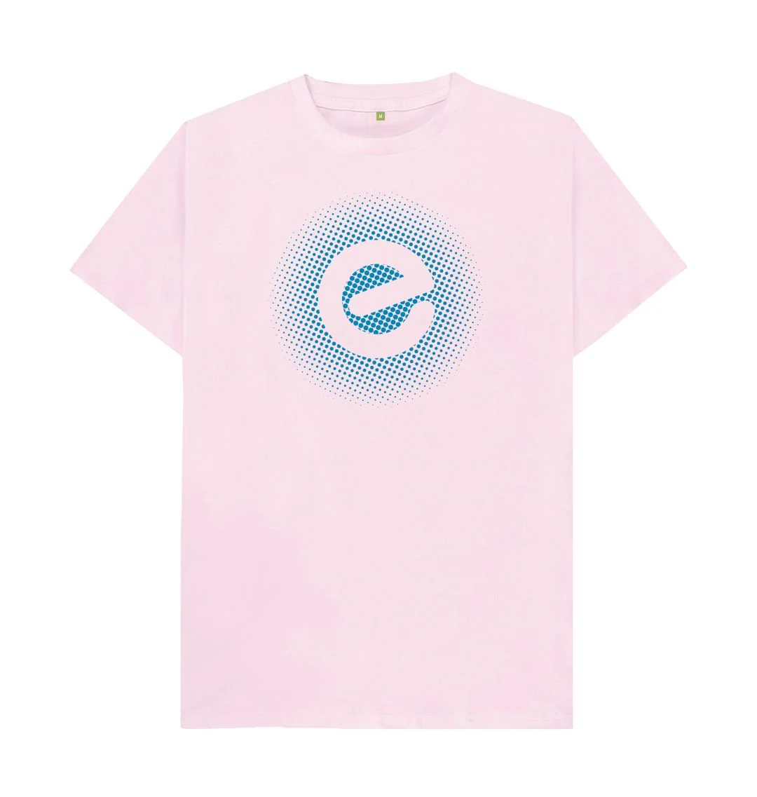 Men's Blue Logo 100% Organic Cotton T-Shirt - Image 10