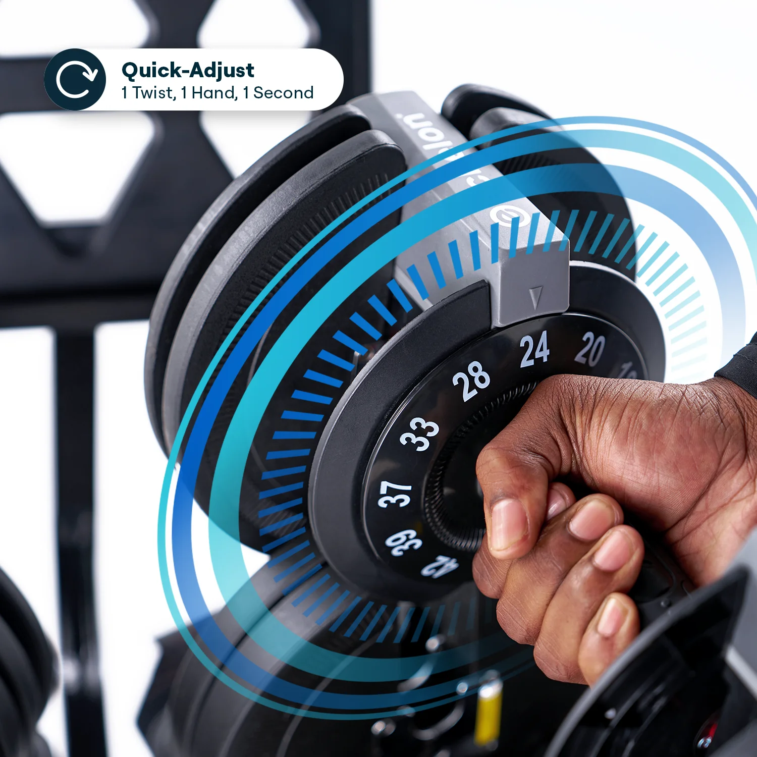 Echelon Strength Adjustable Dumbbells - Image 3