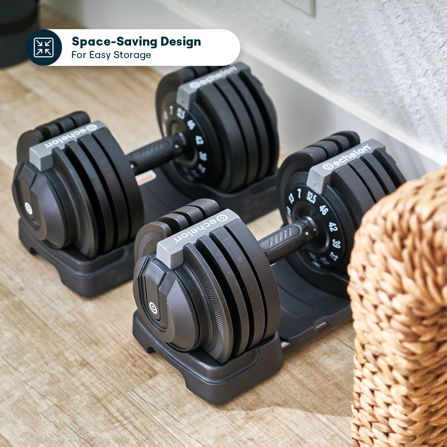 Echelon Strength Adjustable Dumbbells - Image 4