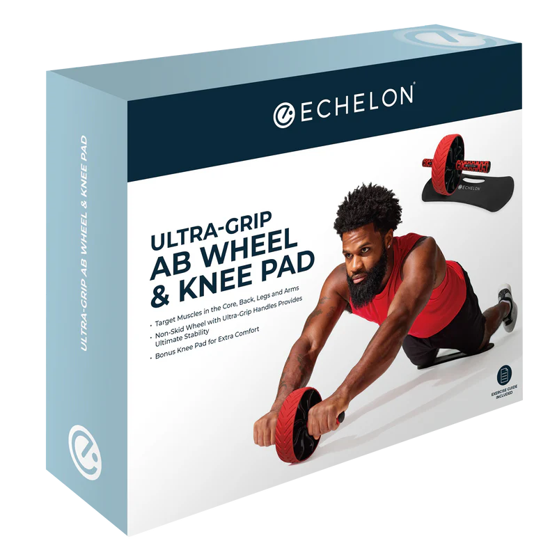 Ultra-Grip Ab Wheel & Knee Pad