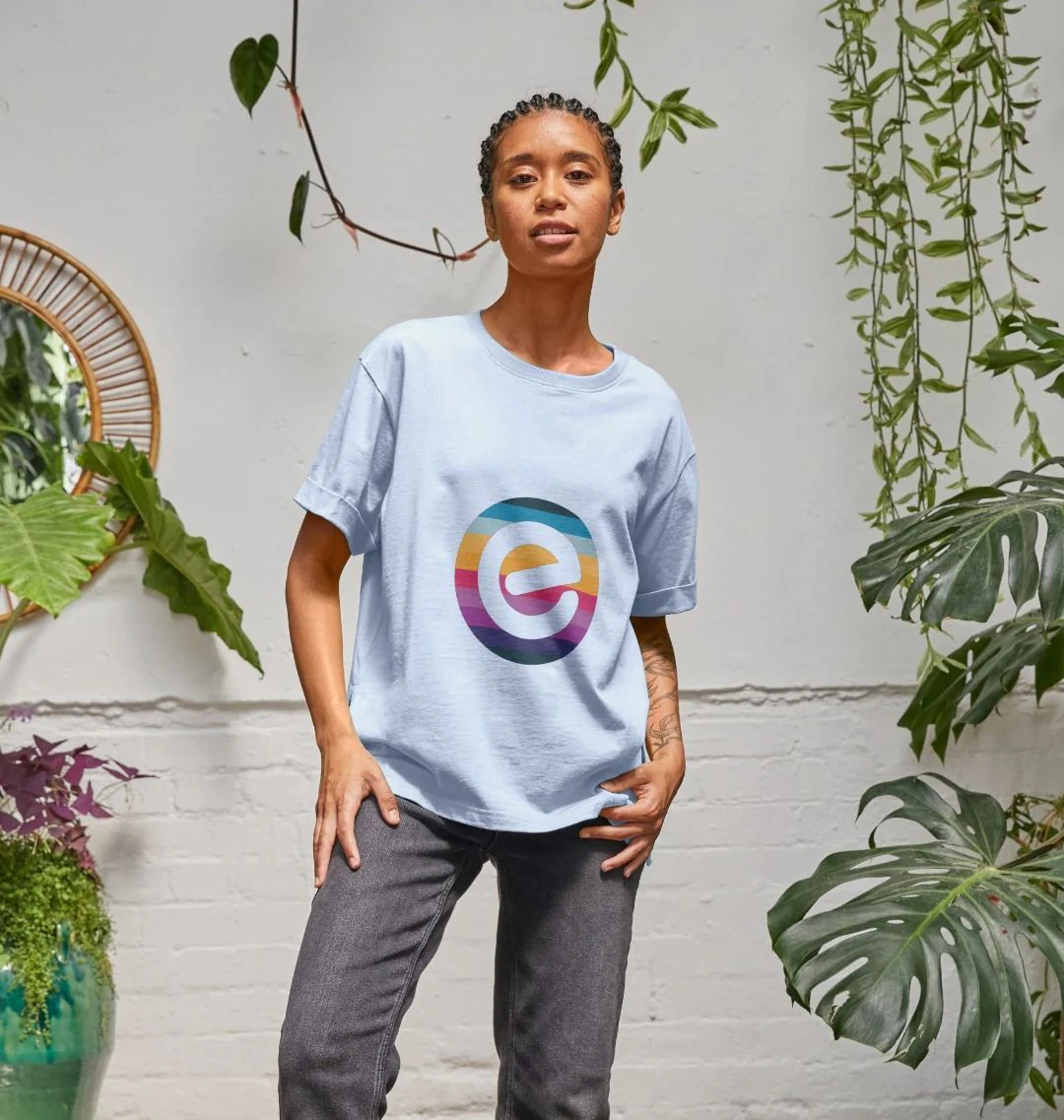 Women's 100% Organic Cotton Relaxed Fit e Tee - Image 2