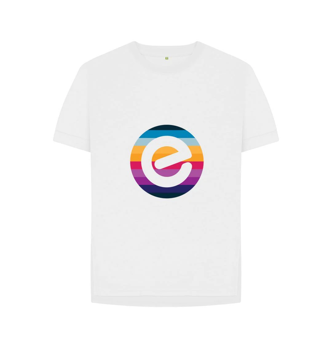 Women's 100% Organic Cotton Relaxed Fit e Tee - Image 7
