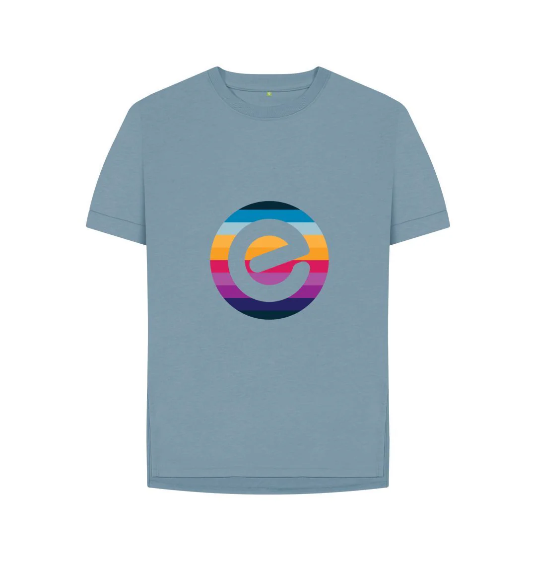 Women's 100% Organic Cotton Relaxed Fit e Tee - Image 9
