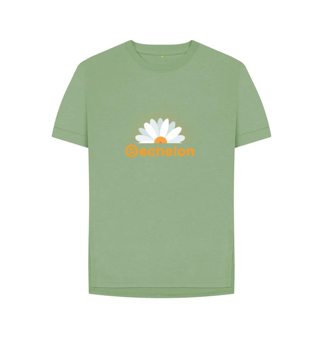 Women's 100% Organic Cotton Daisy Relaxed Fit Tee - Image 11