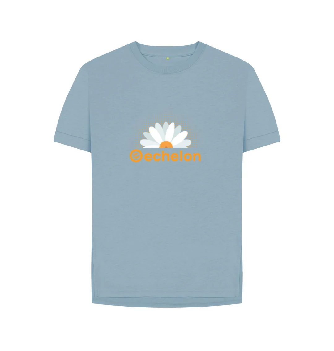 Women's 100% Organic Cotton Daisy Relaxed Fit Tee - Image 3
