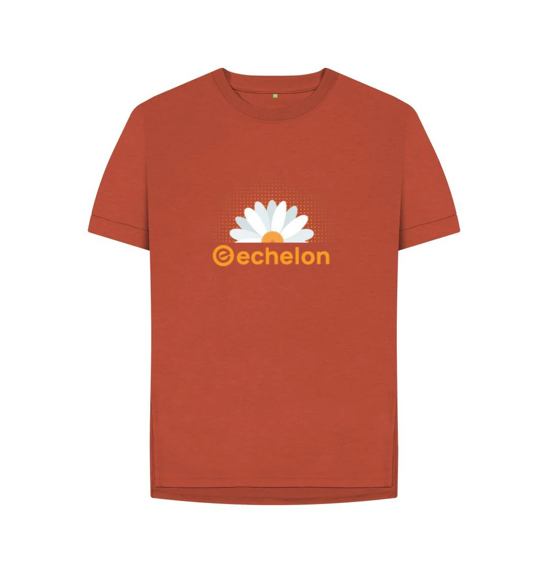 Women's 100% Organic Cotton Daisy Relaxed Fit Tee - Image 4