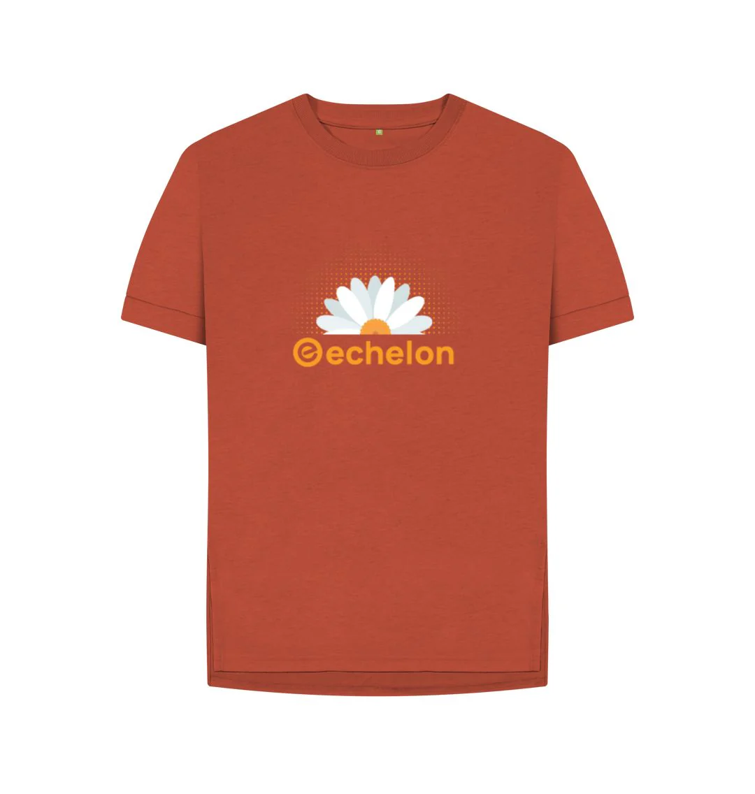 Women's 100% Organic Cotton Daisy Relaxed Fit Tee - Image 7