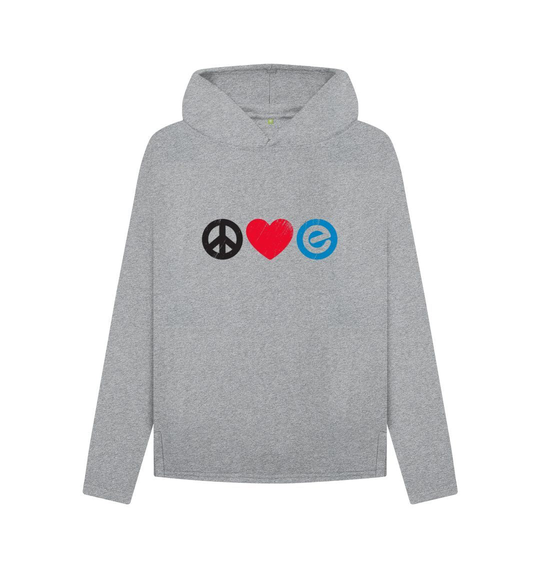 Women's Peace Love Hoodie - Image 2