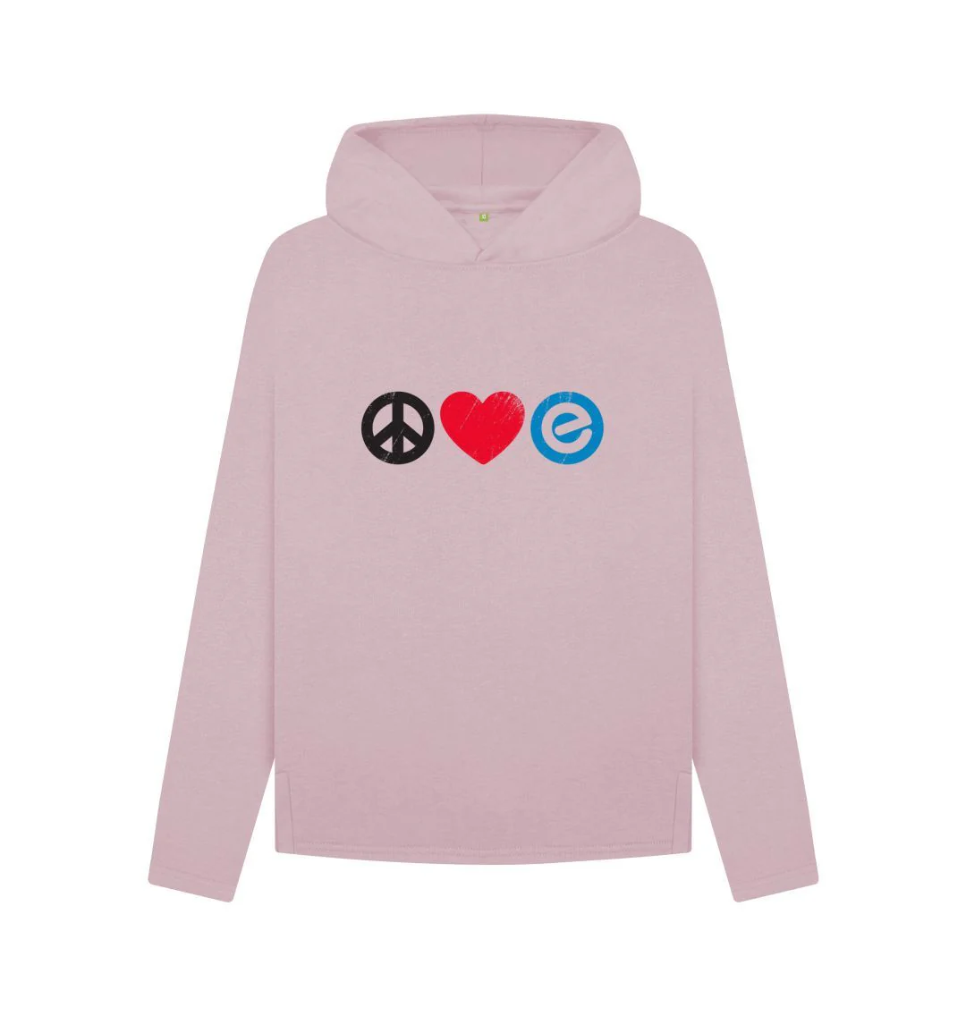Women's Peace Love Hoodie - Image 5